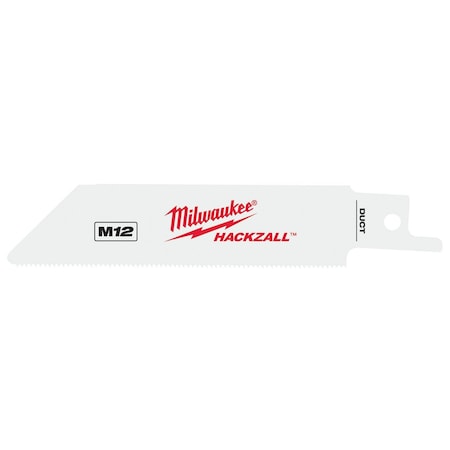 Milwaukee Tool M12 Hackzall Blade-Duct, PK5 49-00-5424