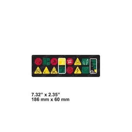 Jlg REPLACEMENT DECAL, PLATFORM DISPLAY 1001193756