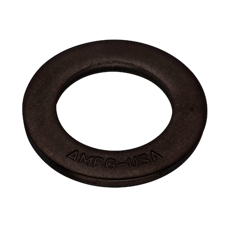 Zoro Select Flat Washer, For Screw Size M24 , Steel Black Oxide Finish Z8826