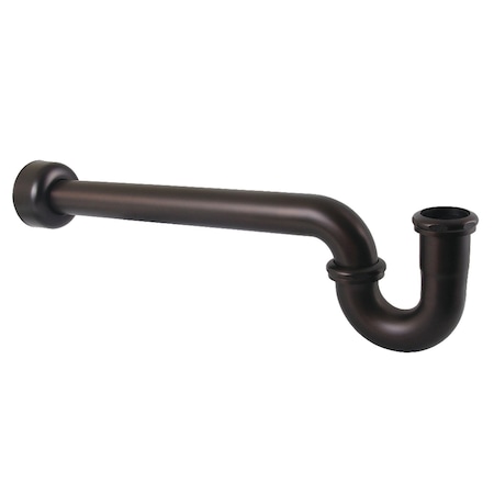 Kingston Brass 1-1/4, or 1-1/2 x 1-1/2 in. P-Trap with Box Flange, 19 in. Length, 18 Gauge, Oil Rubbed Bronze CC6245