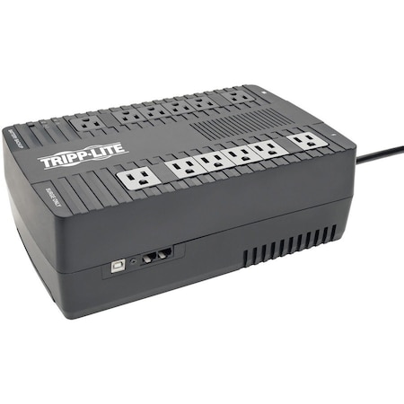 Tripp Lite UPS System, 750VA, Line Interactive, Out: 110/115/120V AC In: 120V AC AVR750U