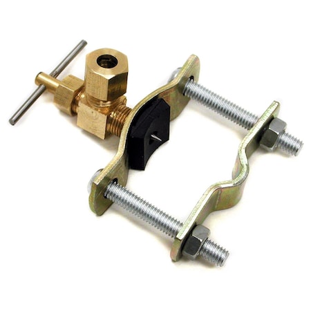 Dial Mfg Dial 2.5 in. H X 2.25 in. W X.75 in. D Brass Saddle Valve 92685