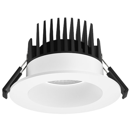 Elco Lighting 6in 120/277/347V LED Recessed Gimbal Downlight, 5-CCT Switch, 900lm, White ERT4L10CT5