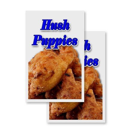 Signmission Hush Puppies, Vinyl Decals Only 24 Inch x 36 Inch, Vinyl Decal, 2PK DSB-2436-2PACK-Hush Puppies