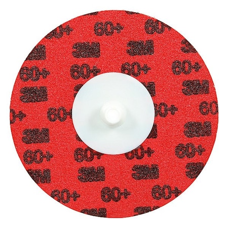 3M Quick-Change Disc, 60 Grit, 3 in, PK50 7100342817