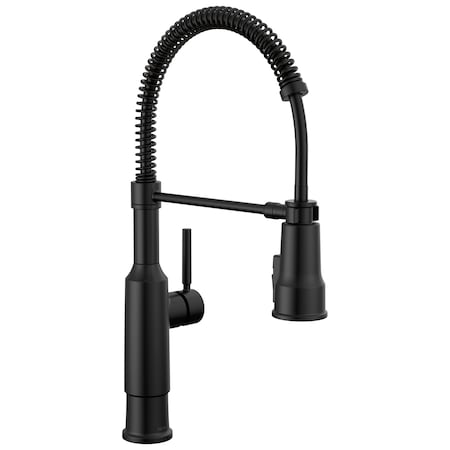 Delta Theodora Single-Handle Pull-Down Spring Kitchen Faucet 18804Z-BL-DST