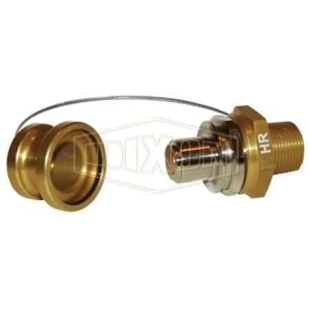 Dixon FloMAX Hydraulic Oil Receiver with Cap, 3/4 in Nominal, MNPT, Aluminum, Domestic HR-C