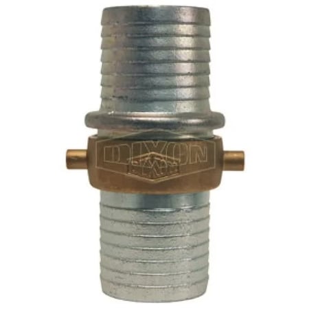 Dixon King Short Shank Suction Coupling with Brass Hex Nut, 1 in Nominal, NPSM End Style, Domestic SB33