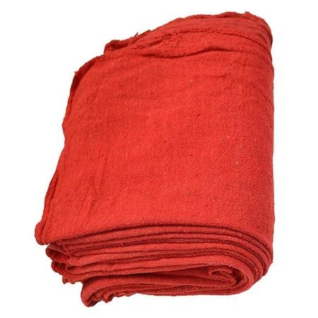Bsl Bulk Red Shop Rags Mixed Sizes - 500-Pieces, PK500 3116-500P