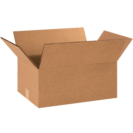 Zoro Select 16 in x 10 in x 6 in Shipping Box, Kraft, Corrugate, Double Wall, 48 ECT 852D97