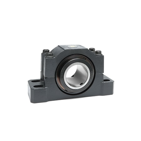 Moline Bearing Pillow Block Bearing, Cast Iron Housing Material, Set Screw, Tapered Roller, Steel Insert Material 49342211