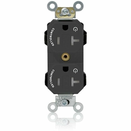 Leviton Straight Blade Receptacle, 5-20R, 20 A, 125V AC, Flush Mount, Self-Grounded MT563-2SE