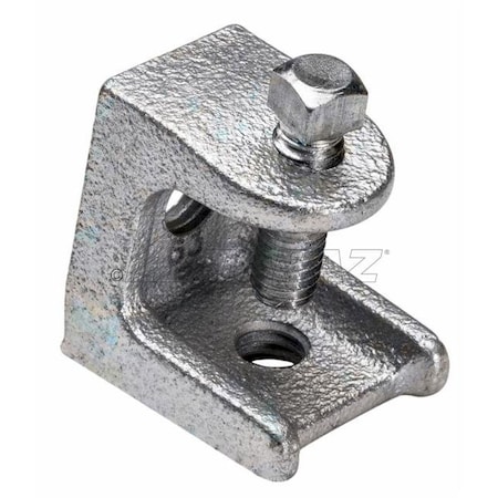 Topaz Beam Clamp, Malleable Iron, Max Load-300LB, 3/4" 123A