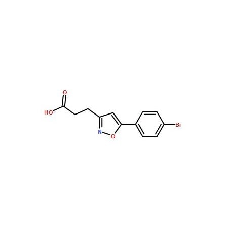 Ak Scientific 5-(4-Bromophenyl)isoxazole-3-propionic acid (100mg), CAS 870703-99-4 5707AH-100mg