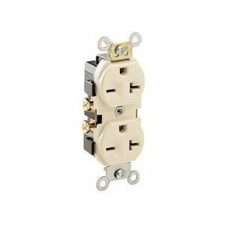 Leviton Dup 20A 250V Self-Gr Ivr Ctr Pack 5822-ICP