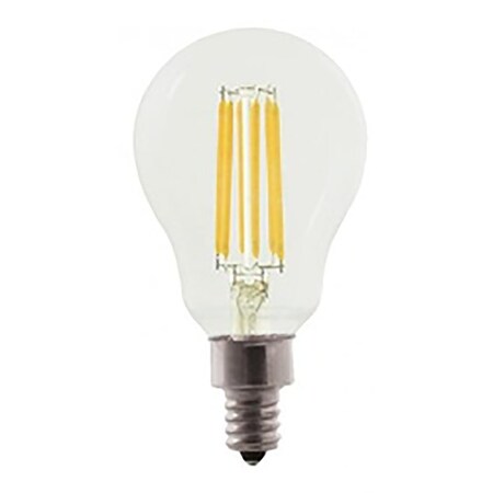 Ge LED Bulb, Decorative, A15 Lamp, 40 W Equivalent, E12 Lamp Base, Dimmable, Soft White, PK2 24302