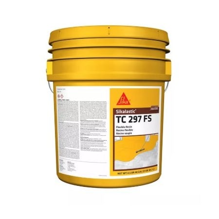 Sika Sikalastic TC 297 FS MMA Solvent-Free 100% Reactive Intermediate Coat, 4.5 Gallon Drum 815334