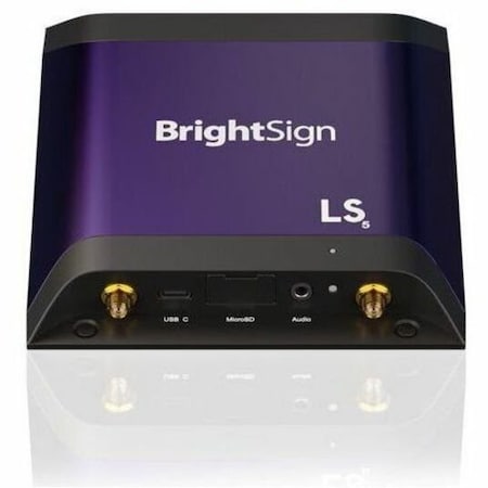 Brightsign H.265, Full HD and 4K video, HTML5, graphics & digital audio LS445