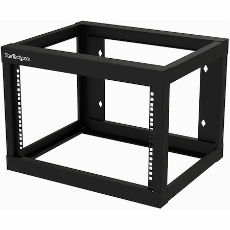 Startech.Com OPEN FRAME 6U WALL MOUNT SERVER RACK FOR PATCH PANELS, SWITCHES, DATA EQUIPMENT RK619WALLO