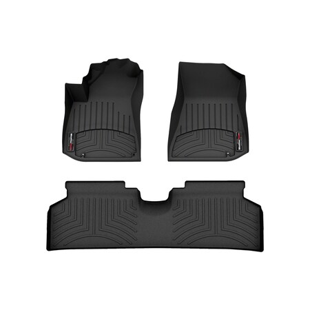 Weathertech Black, Front and Rear Floorliners 441786-1-2