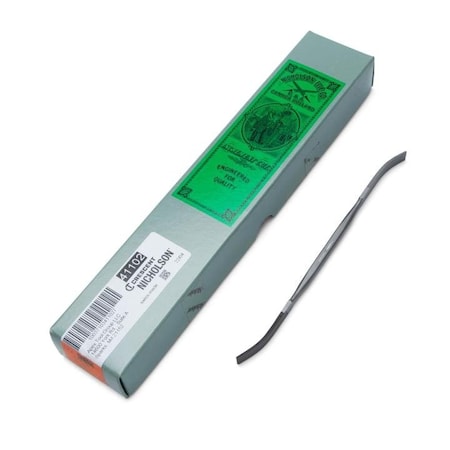 Nicholson 7-1/2 in 2 Cut Style 10 Silversmith fts Rifflers 41102