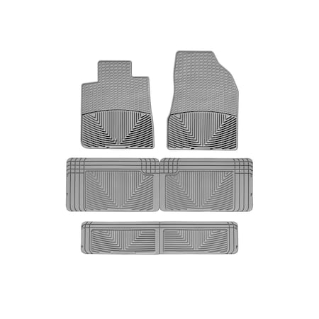 Weathertech Grey, Front, Rear, and Rear All Weather Floor Mats W68GRW25GRW60GR