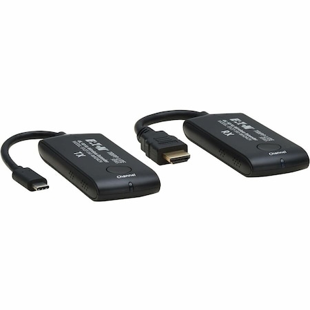 Eaton HDMI over Wireless Extender Kit USB Type-C Mini Transmitter and HDMI Mini Receiver 4K 60Hz 65ft 20M B127-1A1-WHD4CH