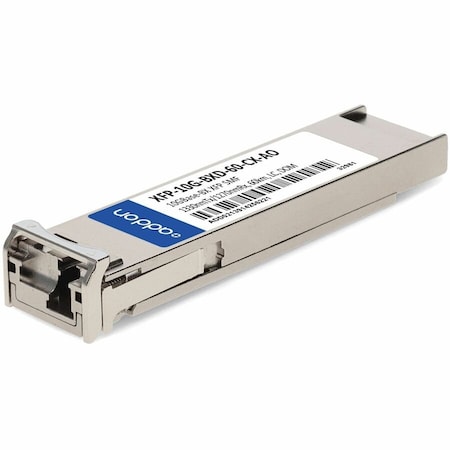 Add-On CALIX COMPATIBLE TAA COMPLIANT 10GBASE-BX XFP TRANSCEIVER SMF, 1330NMTX/1 XFP-10G-BXD-60-CX-AO