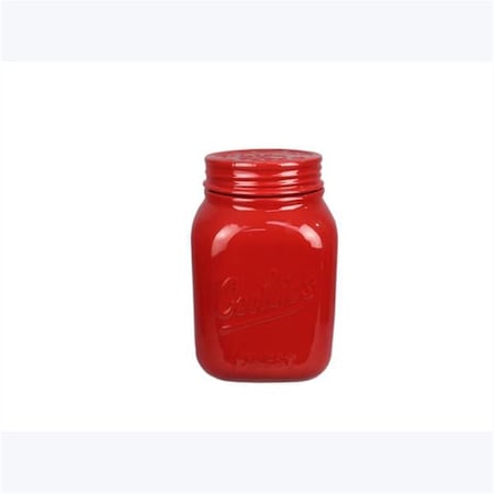 Desorden Ceramic Red Mason Cookie Jar DE3283393