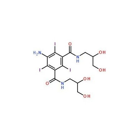 Ak Scientific 5-Amino-N, N'-bis(2, 3-dihydroxypropyl)-2, 4, 6-triiodo-1, 3-benzenedicarboxamide (100g), CAS 76801-93-9 Q963-100g