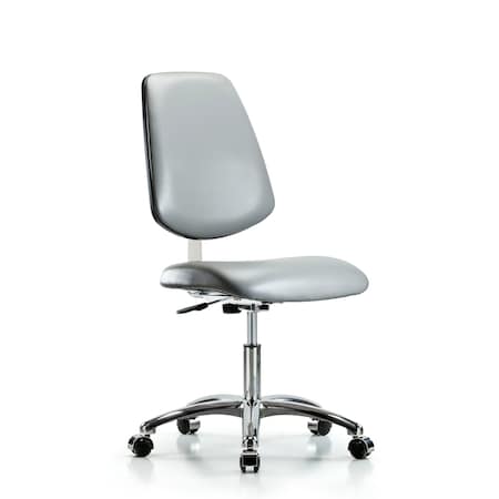 Blue Ridge Ergonomics Vinyl Clean Room Chair BR-CLR-VDHCH-MB-CR-CC-8840