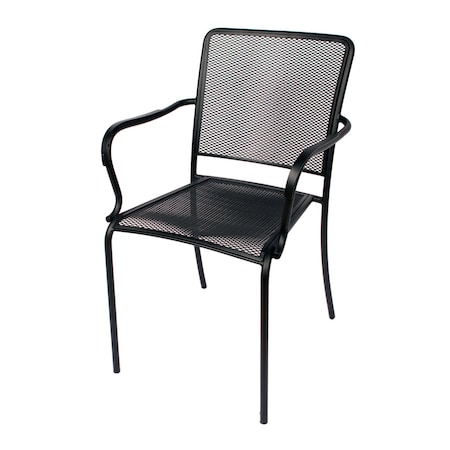 Bfm Seating Chesapeake Stacking Patio Dining Chair SU1301CBL