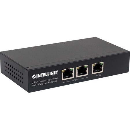 Intellinet Network Solutions Ieee 802.3At/Af Compliant Range Extender, 100 M (328 Ft.) Additional 561266