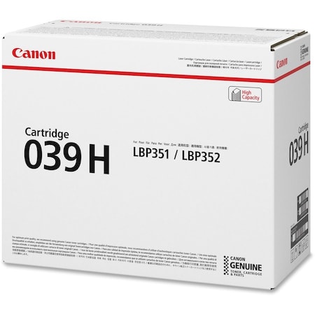 Canon CRTDG, LSR, HIGH YIELD CRTDG039H