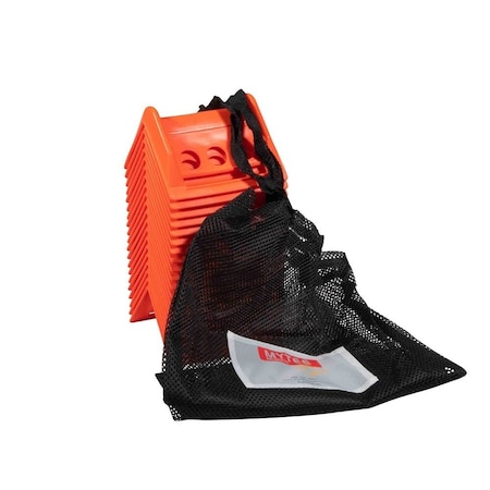 Mytee Products Orange 4in x 6in Flatbed Corner Edge Protectors w/ Carrying Case for Straps PCP-20PACK-ORANGE