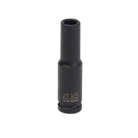 Sunex 1/4 in Drive 1/4 in Deep Impact Socket 808D