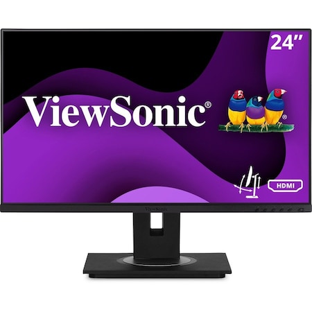 Viewsonic 24" Ergonomic 40-Degree Tilt 1080p IPS Monitor w/ HDMI, DP, VGA. VG2448A