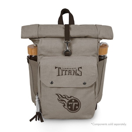Picnic Time Family Of Brands NFL Tennessee Titans - Carmel Roll Top Picnic Backpack Cooler 529-00-105-314-2