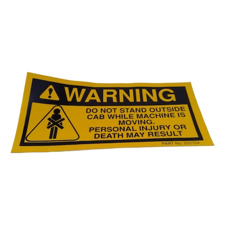 John Deere SAFETY SIGN, JOHN DEERE OEM AT256220 AT256220