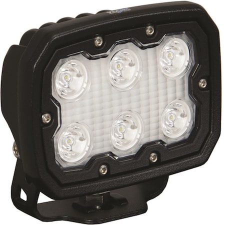 Powerplay 9891125 Duralux Work Light 6 LED 40 Degree - Black - 5.39 x 2.57 x 4.28 in. PO3261617