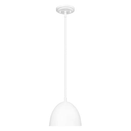 Z-Lite Vega Matte White 1 Light Pendant 4501P8-MW
