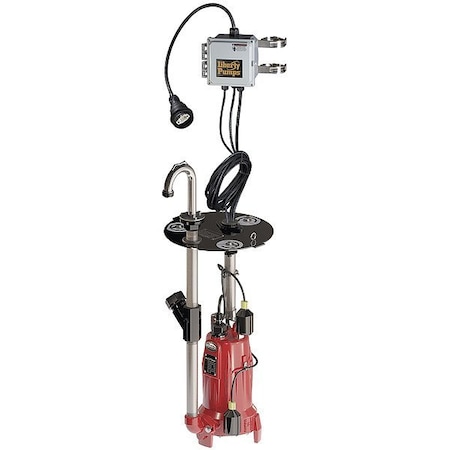 Liberty Pumps GrinderPumpSystem, 10ft, 2hp, 208/230VAC LSG202-REX