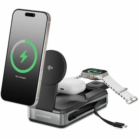 Alogic ROAM 21,000MAH POWER BANK 6-IN-1 POWER BANK WITH QI2 FAST WIRELESS AND 10 R20KWCPB100W