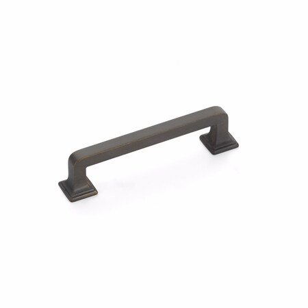 Schaub 4in Center to Center Menlo Park Arched Cabinet Pull Brushed Nickel Finish 542-BN