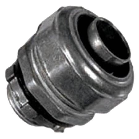 Topaz Electric Conduit Fitting Connector, 1-1/4", Liquid-Tight, Die Cast Zinc 474