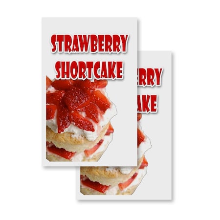 Signmission Strawberry Shortcake, Vinyl Decals Only 24 Inch x 36 Inch, Vinyl Decal, 2PK DSB-2436-2PACK-Strawberry Shortcake