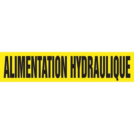 Accuform FRENCH PIPE MARKER ALIMENTATION CRPK447SSH