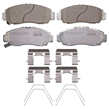 Wagner Brake OEX Front Disc Brake Pad Set Premium Ceramic, OEX1506