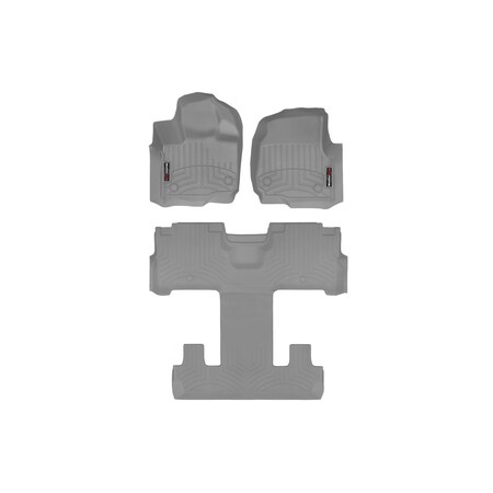 Weathertech Grey, Front and Rear Floorliners 461665-1-4