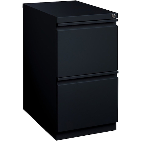 Lorell 15" W Lorell Mobile Pedestal, Black LLR49530